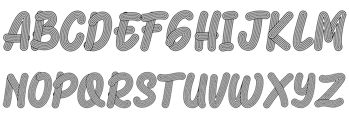 Ramen Noodle Font LOWERCASE