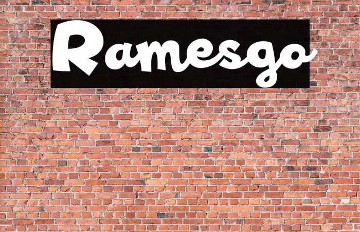 Ramesgo Font examples