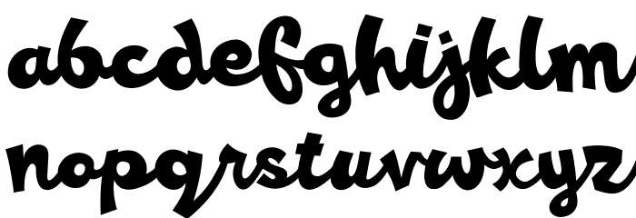 Ramesgo Font LOWERCASE