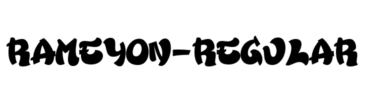 Rameyon-Regular  免费字体下载