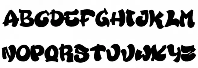 Rameyon-Regular Schriftart Groß