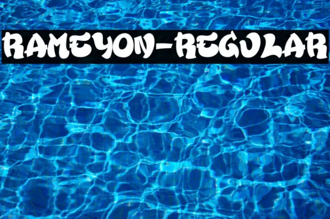 Rameyon-Regular Example 1