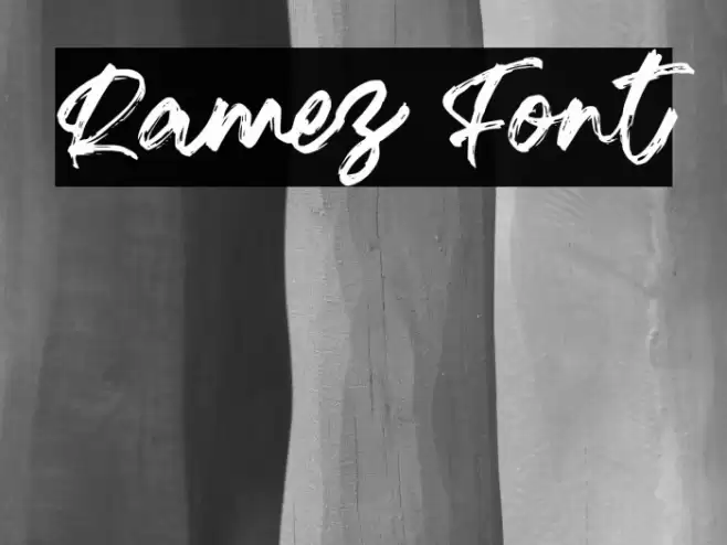 Ramez Font examples