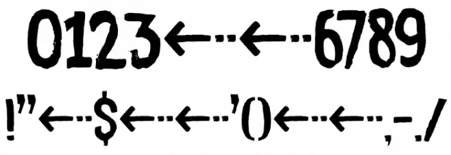 Ramkoers DEMO Regular Font OTHER CHARS