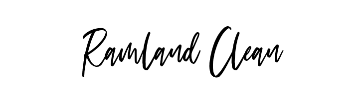 Ramland Clean  Frei Schriftart Herunterladen