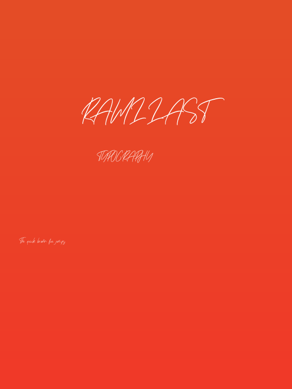 Ramllast Poster