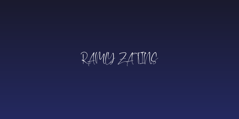 Ramly Zatins Social Header