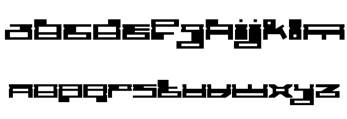 Ramm disc Font LOWERCASE