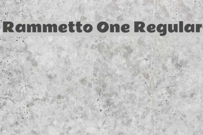 Rammetto One Regular Example 3