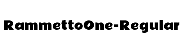 RammettoOne-Regular  नि: शुल्क फ़ॉन्ट्स डाउनलोड