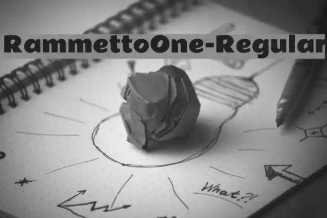 RammettoOne-Regular Font examples