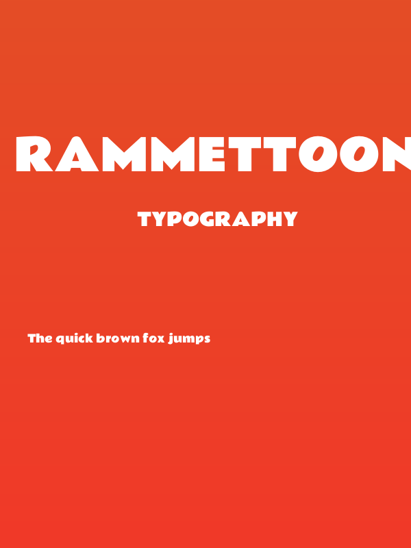 RammettoOne-Regular Poster