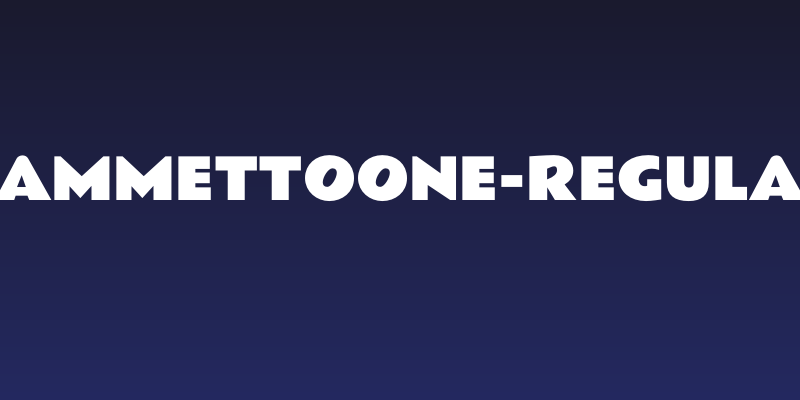 RammettoOne-Regular Social Header