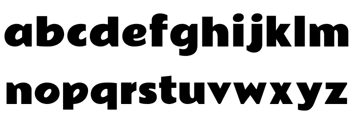 RammettoOne-Regular Font LOWERCASE