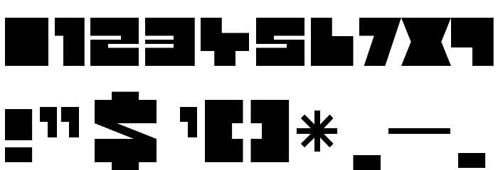 Rammstein Remix Font OTHER CHARS