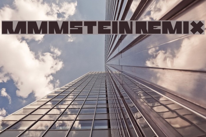 Rammstein Remix Font examples