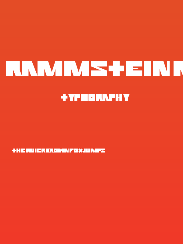 Rammstein Remix Poster