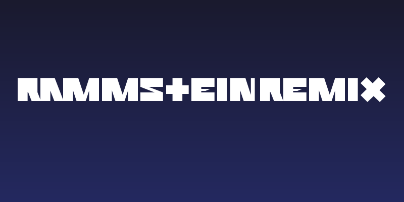 Rammstein Remix Social Header