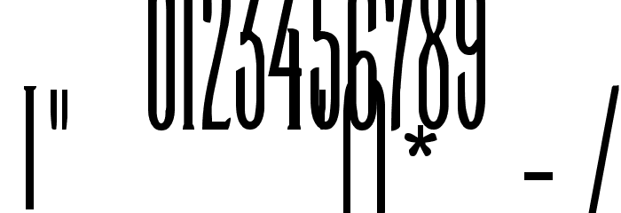 Rammstein Font OTHER CHARS