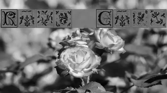 Ramo 2 Caps Schriftart examples