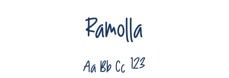 Ramolla Font Preview