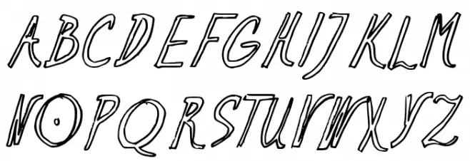 Ramon Italic خط أحرف كبيرة