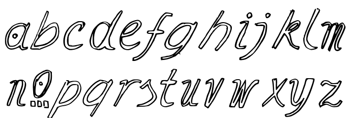 Ramon Italic Font LOWERCASE