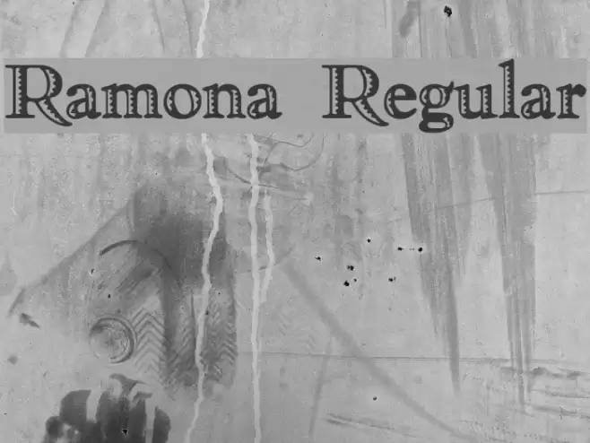 Ramona Regular Fuentes examples