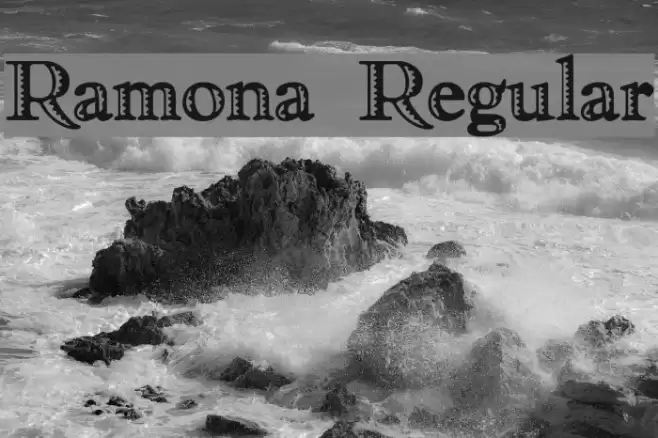 Ramona Regular Fuentes examples