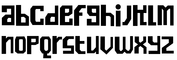 Ramones demo Font LOWERCASE