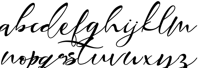 Ramovia Font LOWERCASE