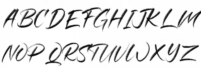 Rampage - Free for personal use フォント 大文字