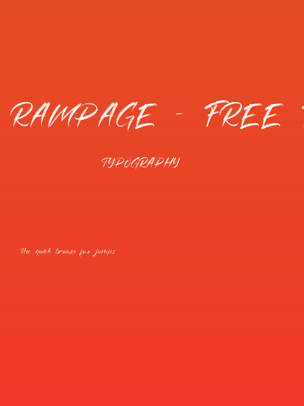 Rampage - Free for personal use Poster