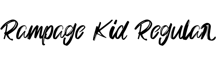 Rampage Kid Regular  Descarca Fonturi Gratis