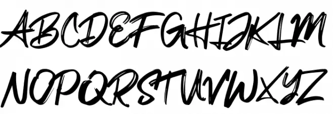 Rampage Kid Regular Font OTHER CHARS