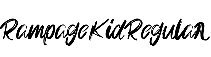Rampage Kid Regular  Descarca Fonturi Gratis