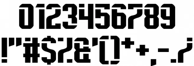 Rampant Font OTHER CHARS