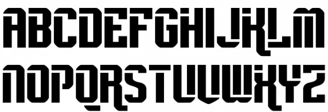 Rampant Font UPPERCASE