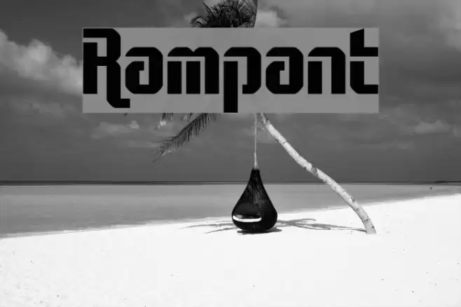 Rampant Font examples