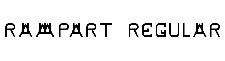 Rampart Regular  font caratteri gratis