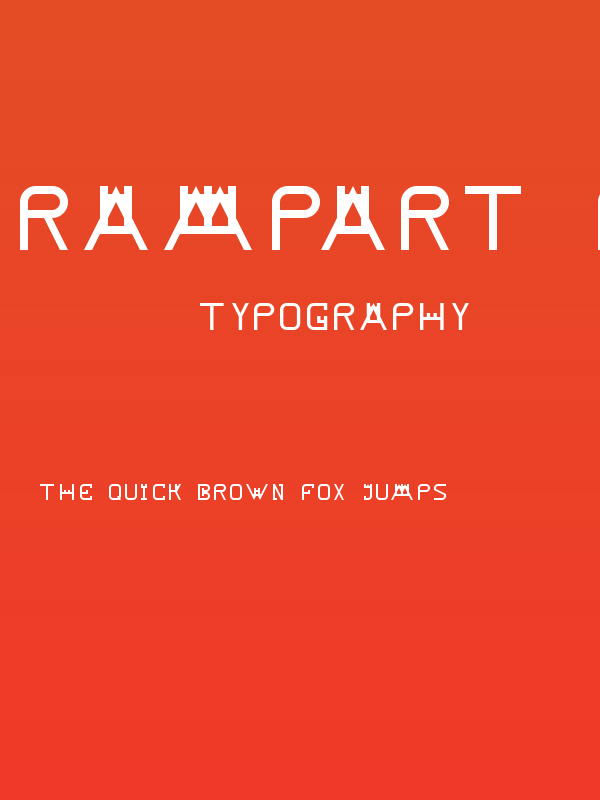 Rampart Regular Poster