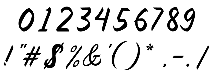 Ramphal-Regular Font OTHER CHARS
