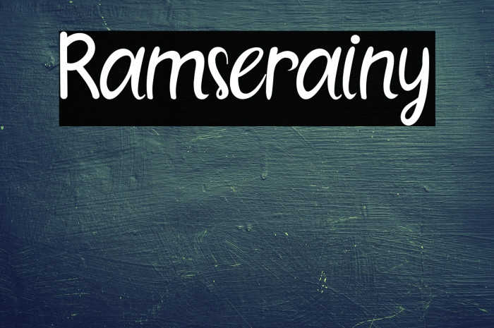 Ramserainy Example 1