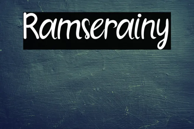 Ramserainy Example 1