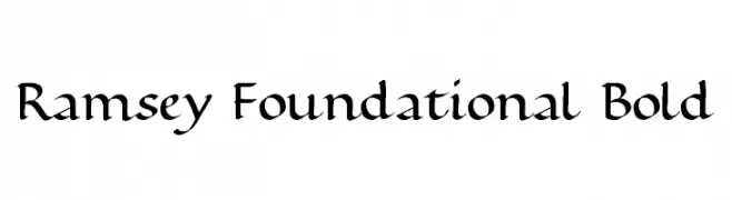 Ramsey Foundational Bold  免费字体下载