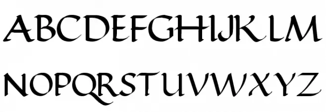 Ramsey Foundational Bold フォント 大文字