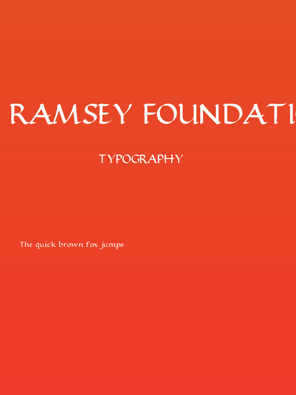 Ramsey Foundational Bold Poster