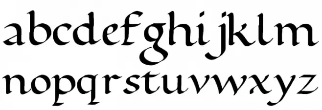 Ramsey Foundational Bold フォント 小文字