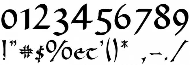 Ramsey SD Font OTHER CHARS