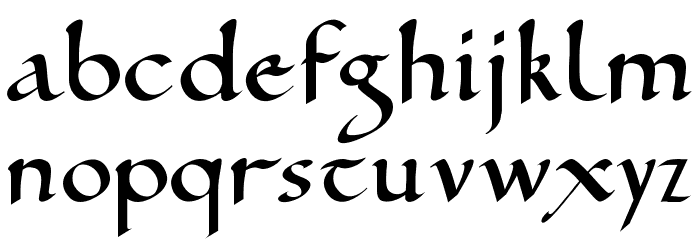 Ramsey SD Font LOWERCASE